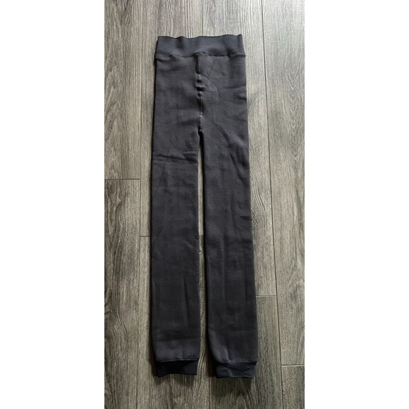 Wander by Hottotties Women Victroria Velvet Lined Leggings Grey L Stretch - Picture 4 of 10